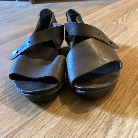 Brown Leather Trippen Sandals
