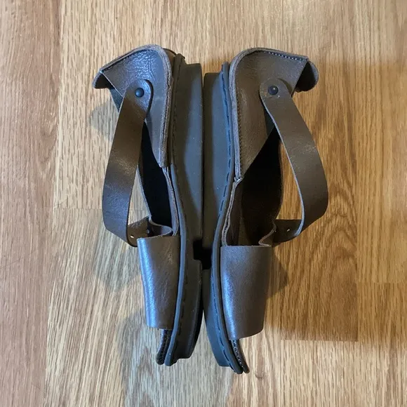Brown Leather Trippen Sandals
