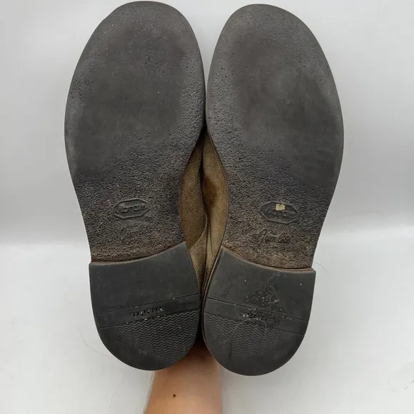 Brunello Cucinelli Made in Italy Mocha Suede Double Monk Shoes 44