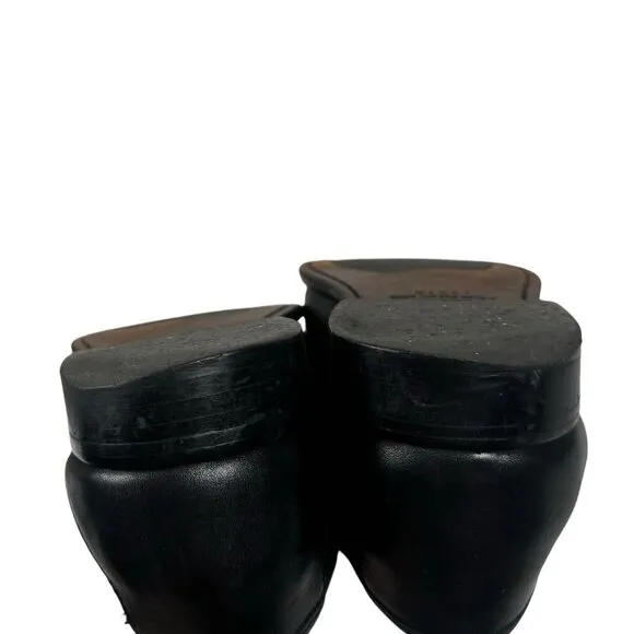 Bruno Magli Bigolo Black Leather Loafer Shoes Men's Size‎ 9.5 Made in Italy