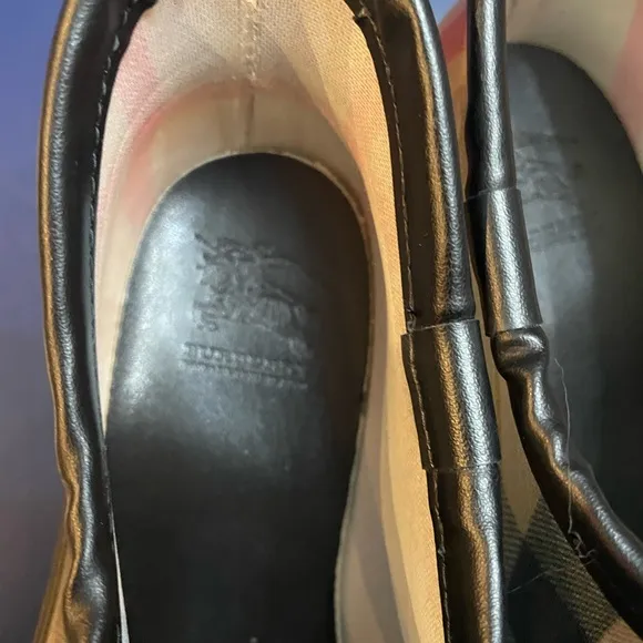 Burberry Nova Check ankle rain boots
