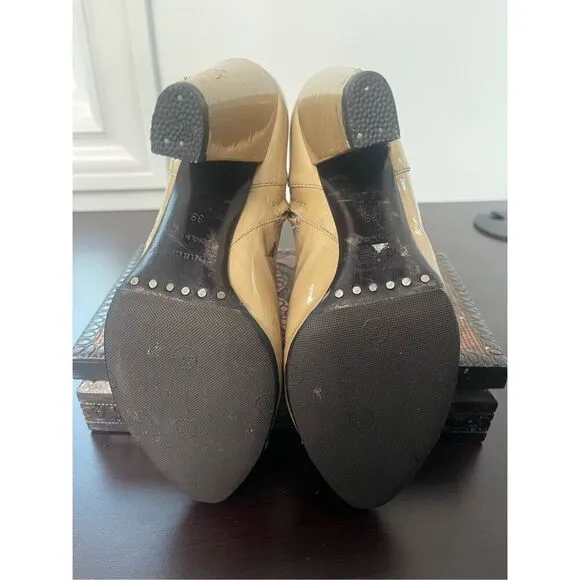 Burberry Patent Leather Boots Size 39
