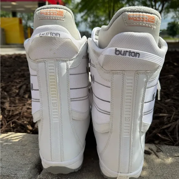 Burton Kids Snow Boots - White and Yellow