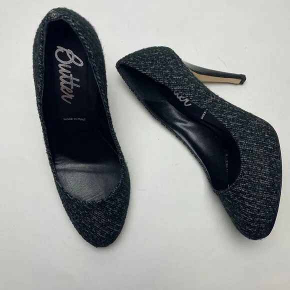 BUTTER Tweed High Heels Size 8