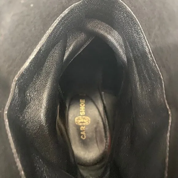 Car Shoe Boot Womens Shoes, Black Leather Size 8.5