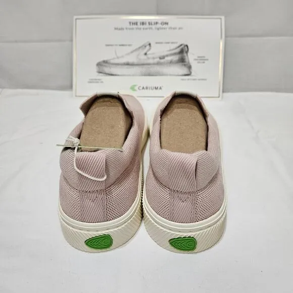 Cariuma IBI Slip On Rose Knit Sneakers Size 10.5M 12W