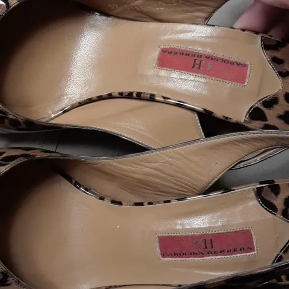 Carolina Herrerra leopard heels