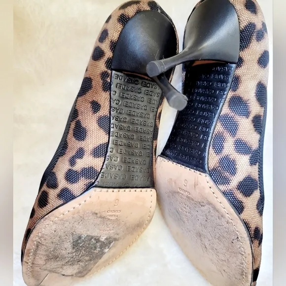 Casadei leopard skin heels  6.5