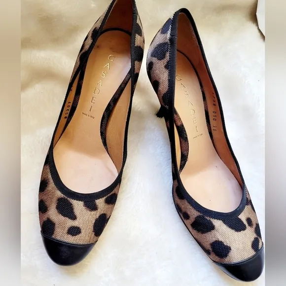 Casadei leopard skin heels  6.5