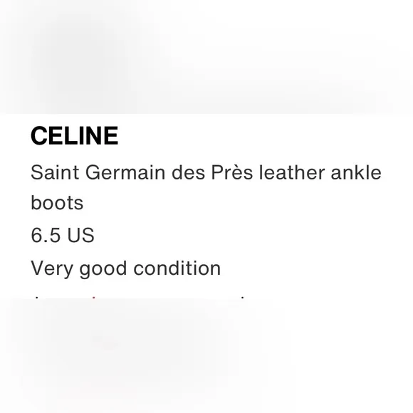 Celine boots