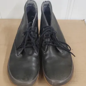 Chaco Black and Gray Chukka Boots with Leather Finish