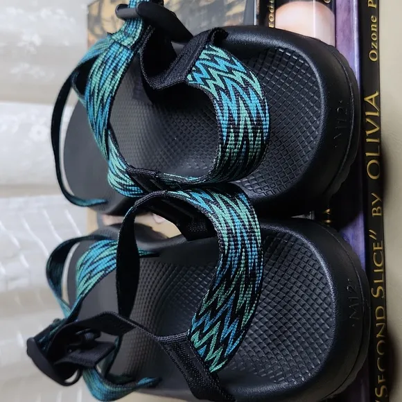Chaco JCH108685 Men Z/1 Classic Slip Resistant Squall Green Comfort Sandal Sz12