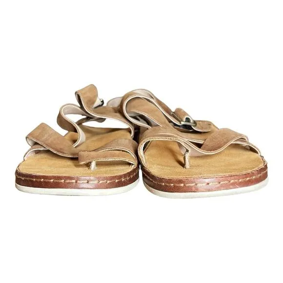 Chaco Women's Toffee Brown Comfort Buckle Wayfarer Loop Sandals - 11