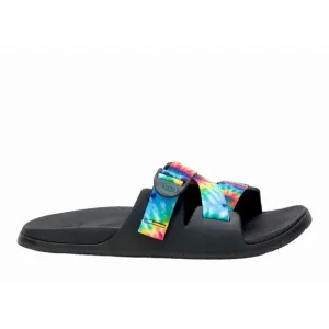 Chacos Sandals Men Size 11 Chillos Slide Sandal Dark Tie Dye JCH108033