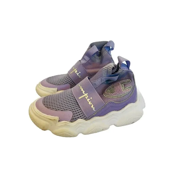 Champion Little Kids Meloso Rally Pro Lavender   Fashion Shoes VHTF Kids Size 12