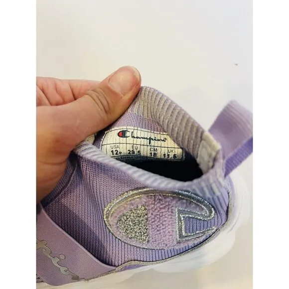 Champion Little Kids Meloso Rally Pro Lavender   Fashion Shoes VHTF Kids Size 12