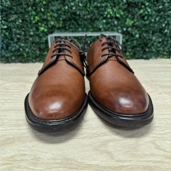 Charles Tyrwhitt Leather Oxford Shoes - Chestnut Brown - M10