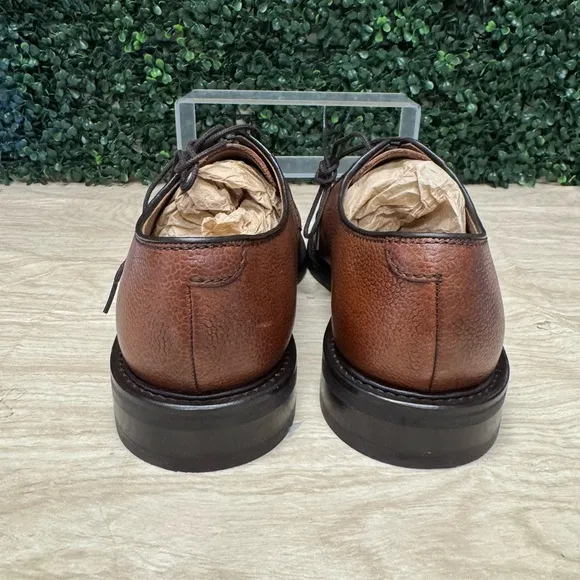 Charles Tyrwhitt Leather Oxford Shoes - Chestnut Brown - M10