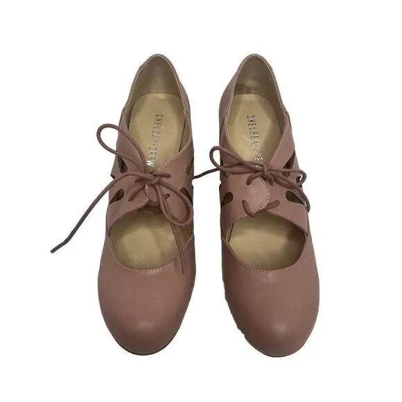 Chelsea Crew NWOB 50s Christie Shoe Booties Mauve Women’s Size 40 EU/9.5 US