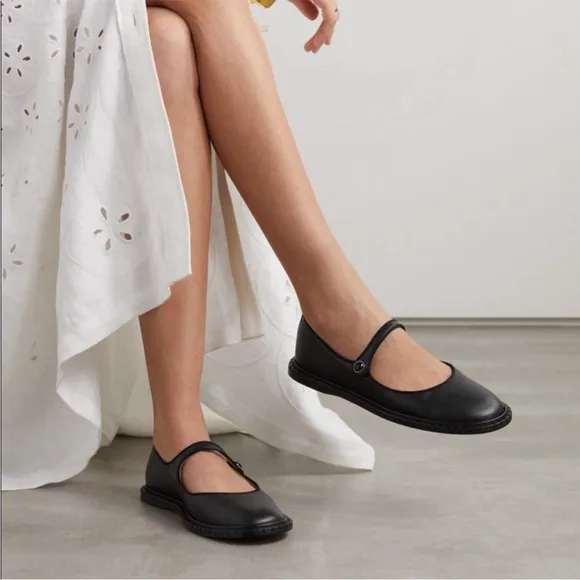 Chloé Black Mary Jane Flats