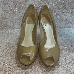 Christian Dior patent leather peep toe pumps - Size 40