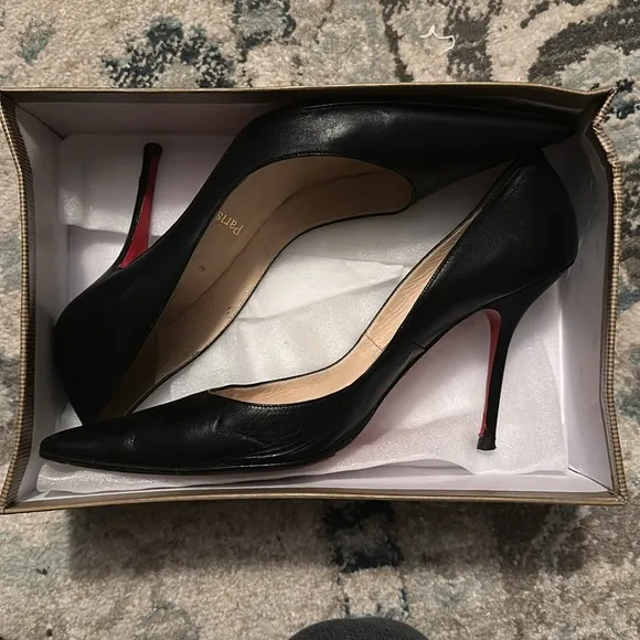Christian Louboutin Black Stiletto Heels