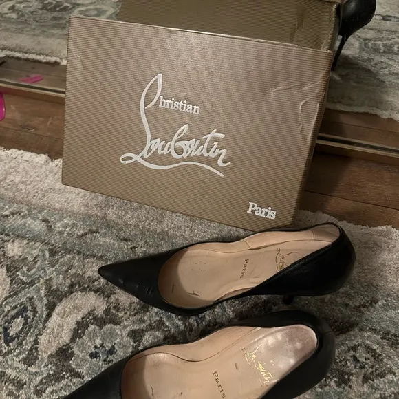 Christian Louboutin Black Stiletto Heels