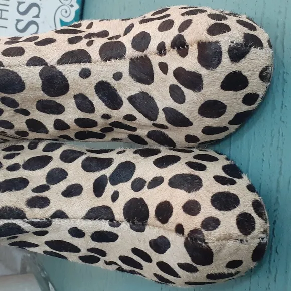 CHRISTIAN LOUBOUTIN LEOPARD PRINT ANKLE BOOTIES SZ 38