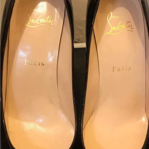 Christian Louboutin Two Tone Leopard Print  High Heels