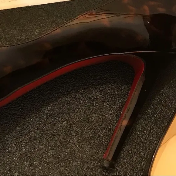 Christian Louboutin Two Tone Leopard Print  High Heels