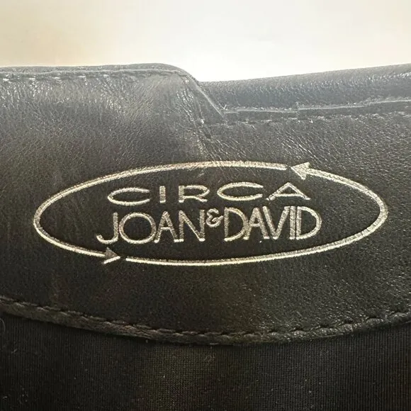 Circa Joan &amp; David CJFRESH Black Leather Ankle Boots Womans Size US 8.5M