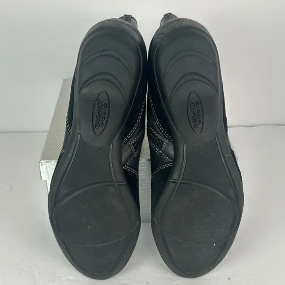 Circa Joan &amp; David CJFRESH Black Leather Ankle Boots Womans Size US 8.5M