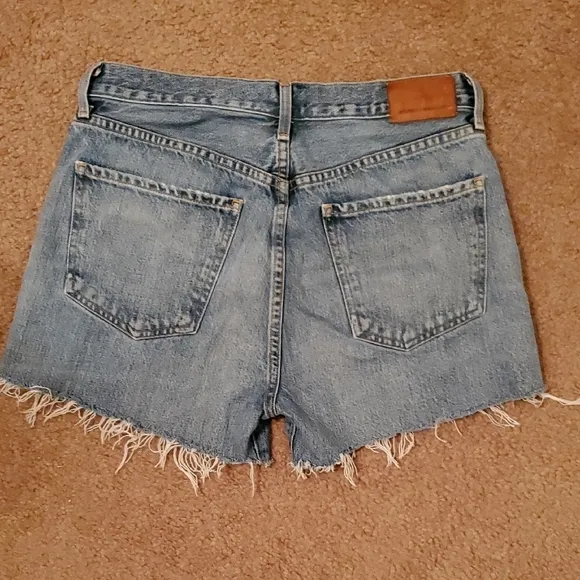 Citizens of Humanity Premium Vintage Emory Denim Shorts – Button Fly &amp; Raw Hem