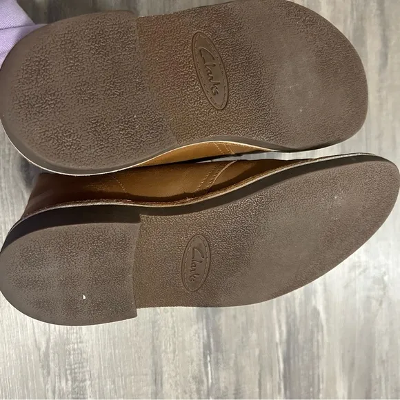 Clarks Bushacre Brown Leather Chukka Boots