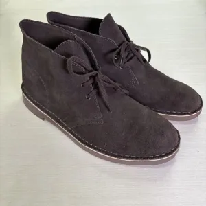 Clarks Men's Shoes Sz 10.5 Dark Brown Suede Bushacre 2 Chukka‎ Boots 26082289
