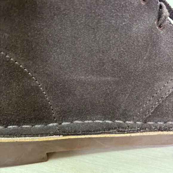 Clarks Men's Shoes Sz 10.5 Dark Brown Suede Bushacre 2 Chukka‎ Boots 26082289