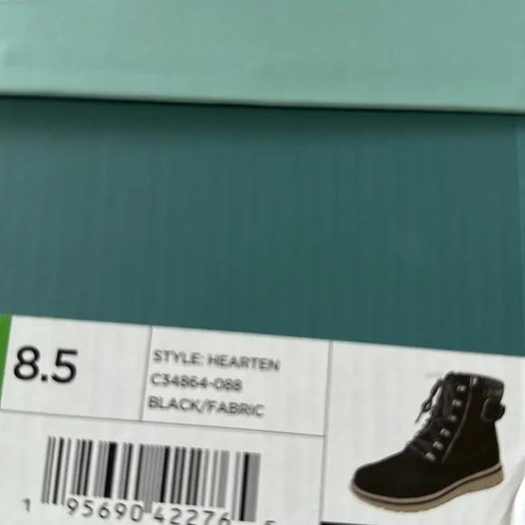 Cliffs by White Mountain Womens Hearty Lace UpZipper Ankle Boots size 8/5.   #4