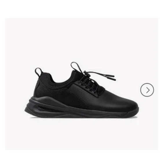 Clove Lace Up Healthcare Pull On Sneaker Shoes Round Toe Black Size 8 NWT