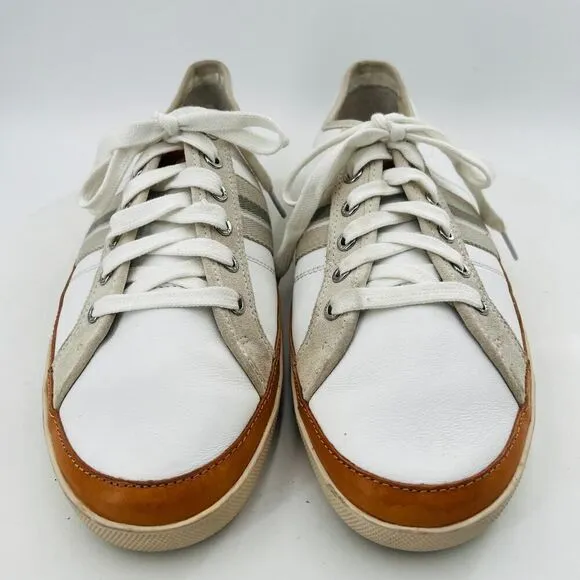 Coach Brad Women's Fashion Sneakers Lace Up White Leather Shoes Size 13M