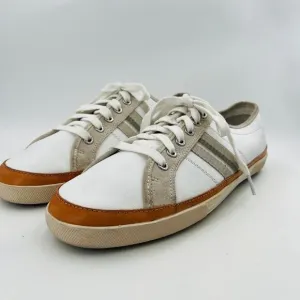 Coach Brad Women's Fashion Sneakers Lace Up White Leather Shoes Size 13M