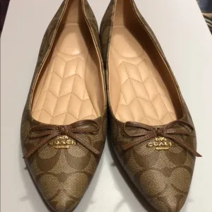 Coach Brown Women's Flats