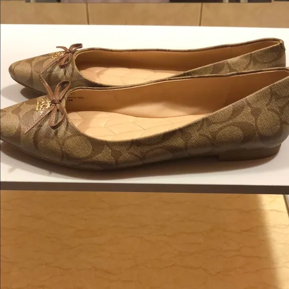 Coach Brown Women's Flats