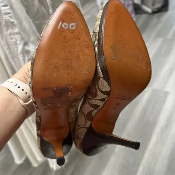 COACH CAYA HEEL shoes women high heels size 10