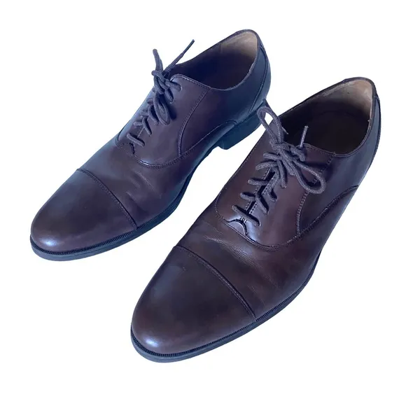 Cole haan brown leather loafer shoes size 11.5 (b42)