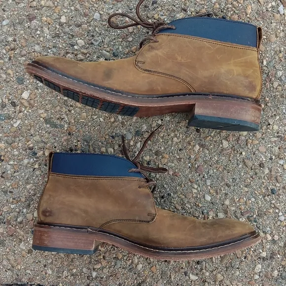 Cole Haan Colton chukka brown leather boots mens 9.5