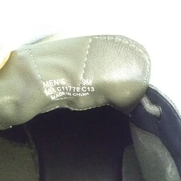 Cole Haan Glenn Gray Leather Ankle Boots.