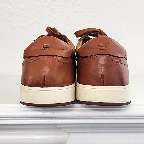 Cole Haan Grand OS Men's Vartan Brown Leather Sneakers