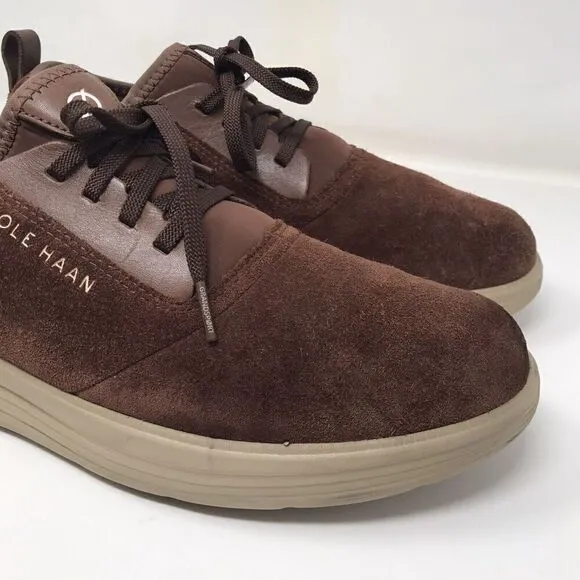 Cole Haan Grand Sport Journey Mens Size 10 (M) Shoes Brown Suede Casual Sneakers