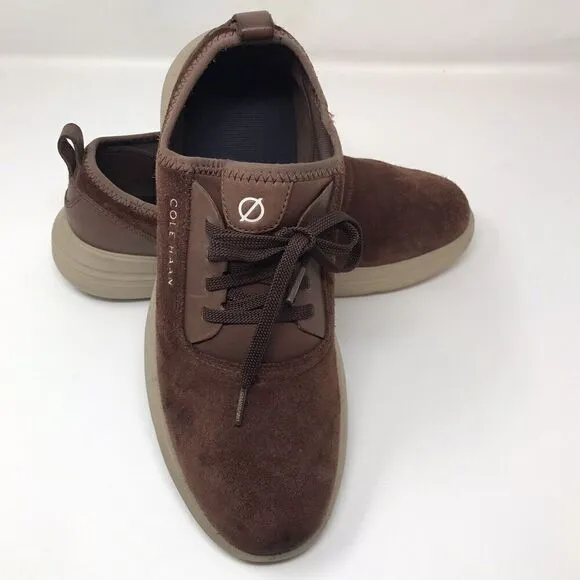 Cole Haan Grand Sport Journey Mens Size 10 (M) Shoes Brown Suede Casual Sneakers