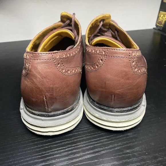 Cole Haan OriginalGrand Wingtip Oxford Shoes Brown Leather C31546 Mens Size 13